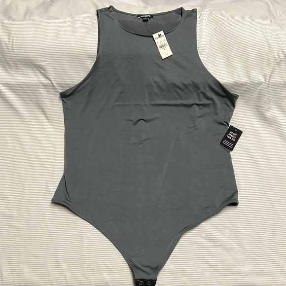Express Body Contour Bodysuit Gray XL - Picture 1 of 3